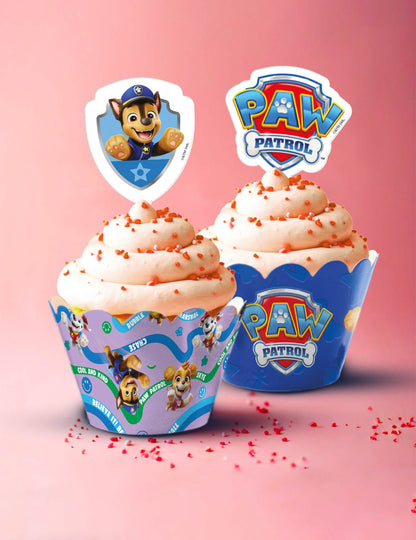 6-dijelni set za ukrašavanje cupcakesa s topperima Psići u ophodnji™