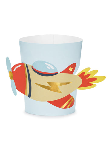 6 papirnatih rukava za avionske čaše za rođendanski ukras