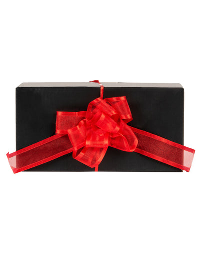 Nœuds à tirer en organza pour décoration rouges
