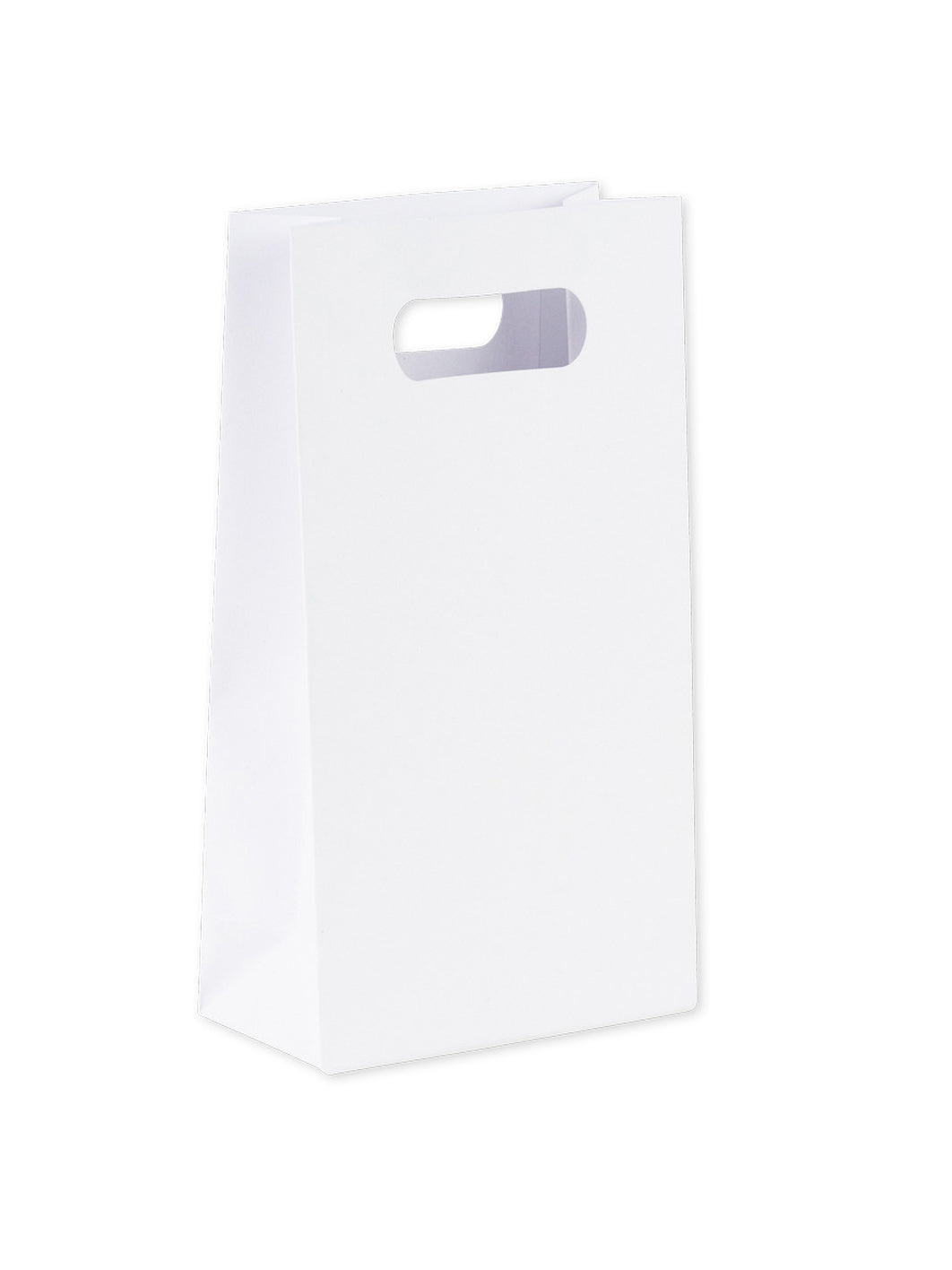 6 bijelih papirnatih vrećica 10 x 18 x 5 cm za vjenčanje