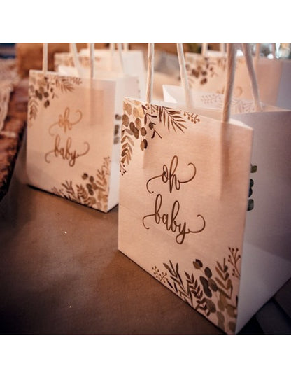 6 vrećice s dobrotama o baby eucalyptus pozlaćivanje zlata 10 x 18 x 5 cm