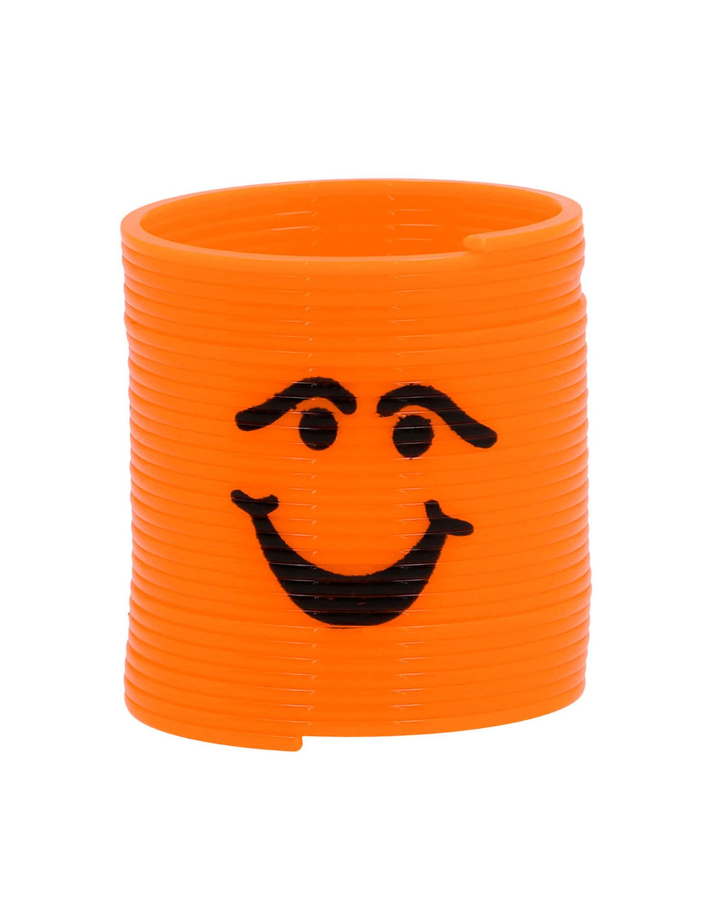Zoom na narančasta oprugu s velikim osmijehom Slinkies Smileys