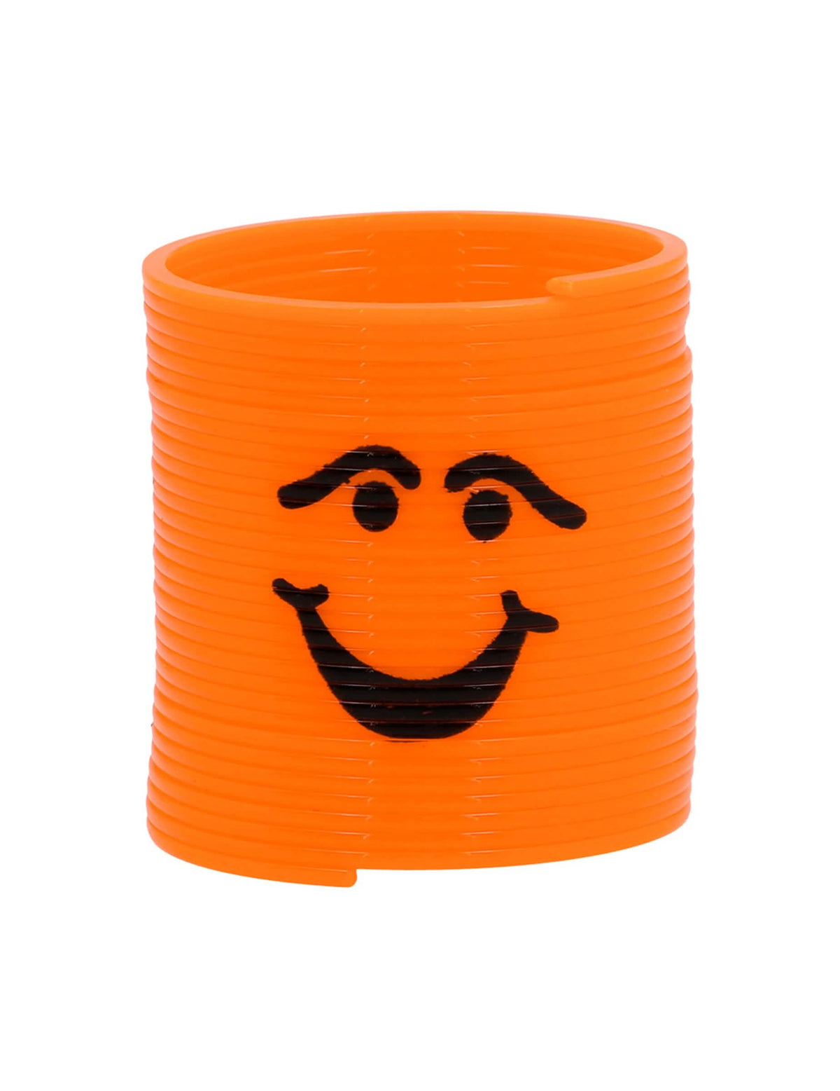Zoom na narančasta oprugu s velikim osmijehom Slinkies Smileys