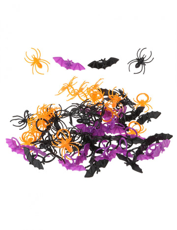 72 plastična šišmiša i pauka 2 x 4 cm Prstenovi za Noć vještica