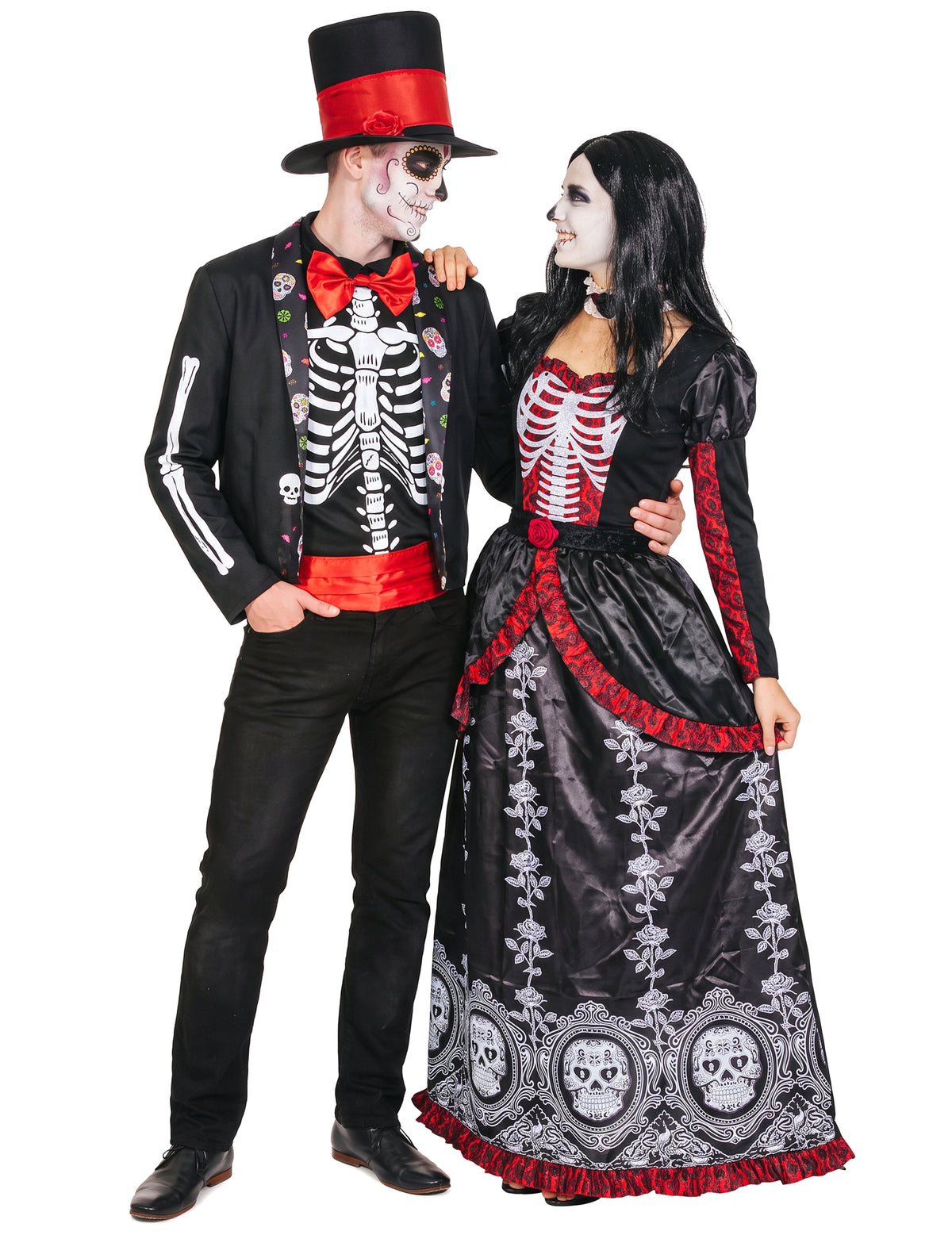 Kostim za meksički par Dia de los Muertos za odrasle