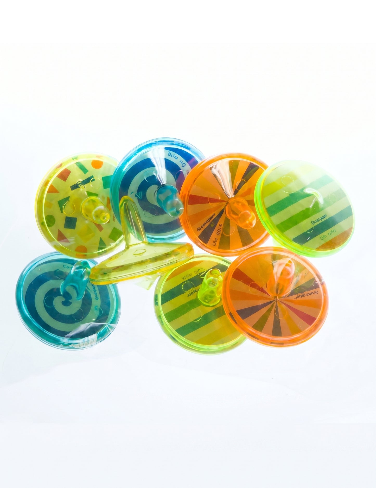 8 plastičnih dodataka za pinjatu s vrtuljkom i spiralnim uzorcima