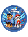 Assiettes Pat'patrouille pour enfant bleues avec Chase et Marshall