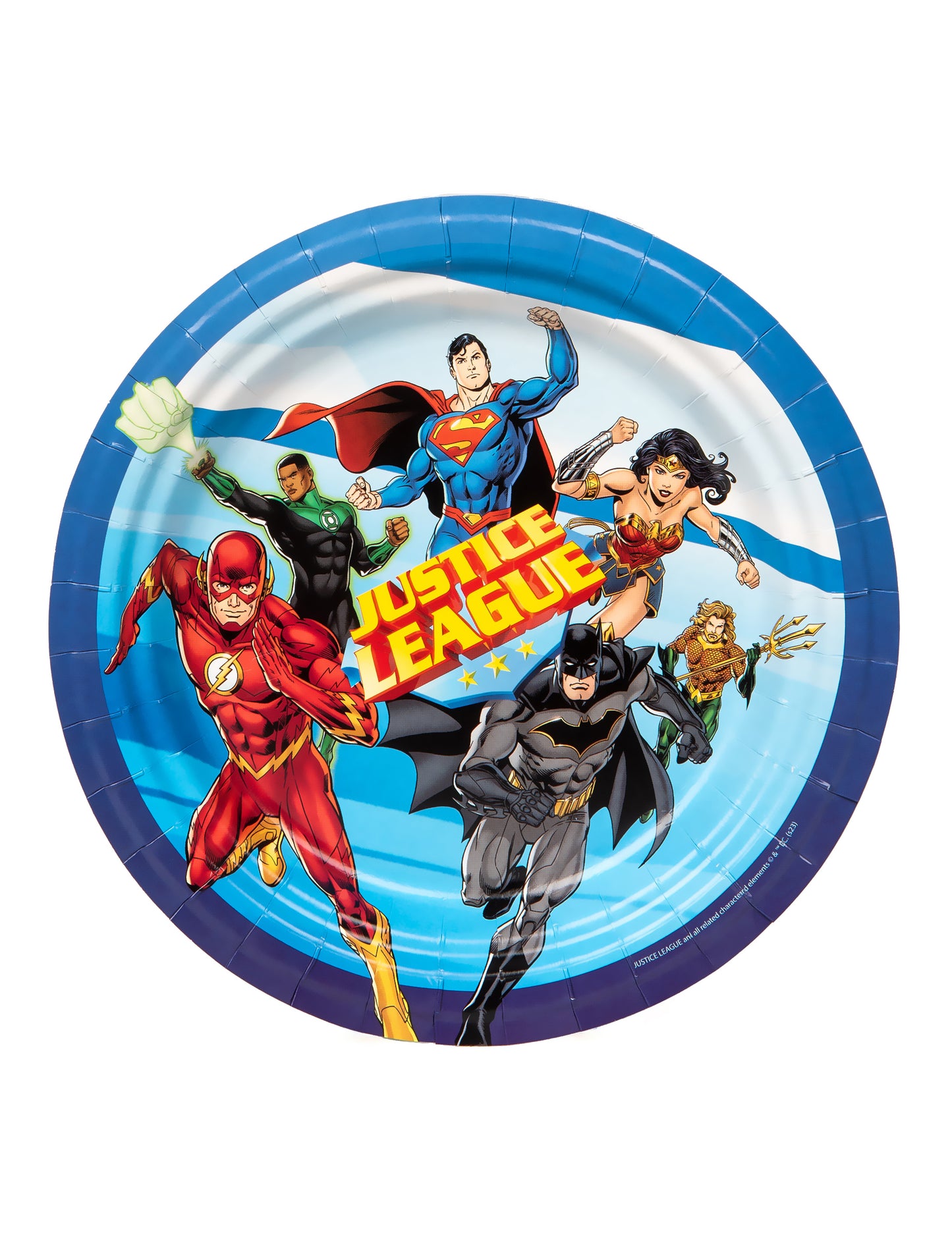 8 kartonske ploče Justice League 23 cm