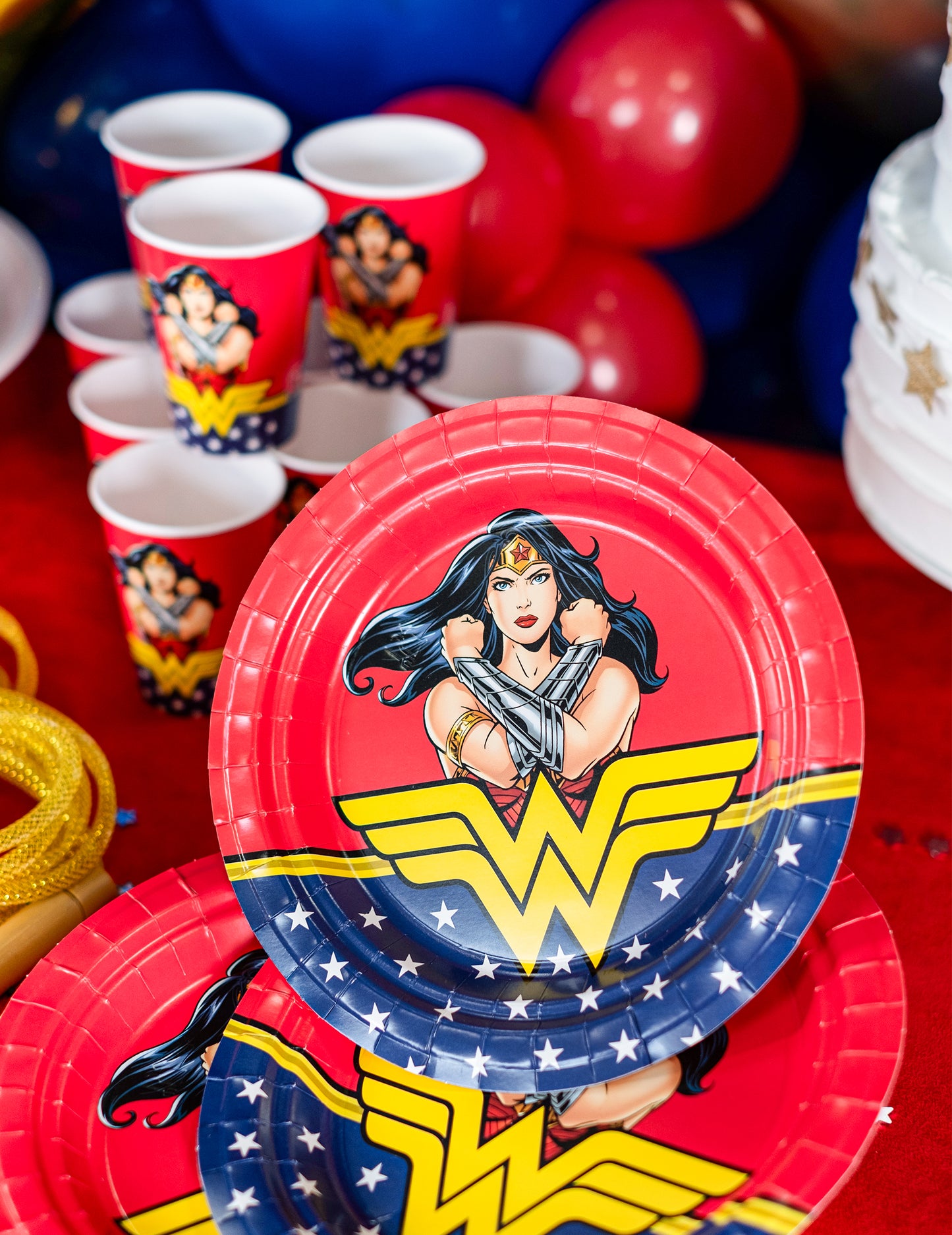 8 kartonske ploče Wonder Woman 23 cm