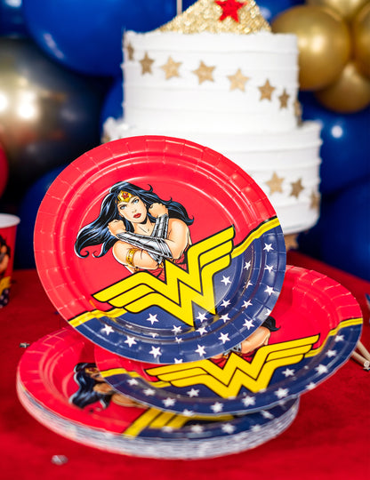 8 kartonske ploče Wonder Woman 23 cm