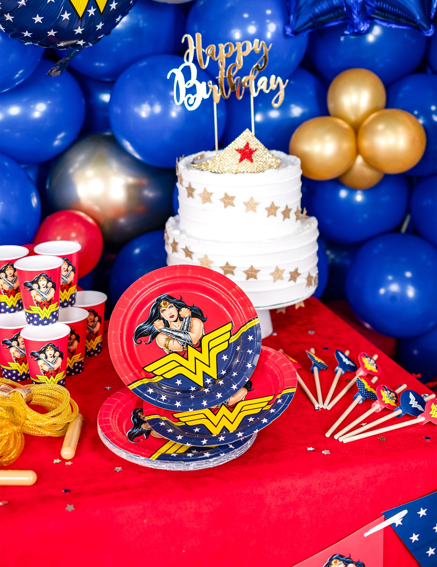 8 kartonske ploče Wonder Woman 23 cm