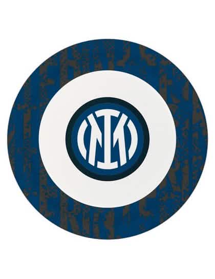Tanjuri od kartona Inter plava i bijela