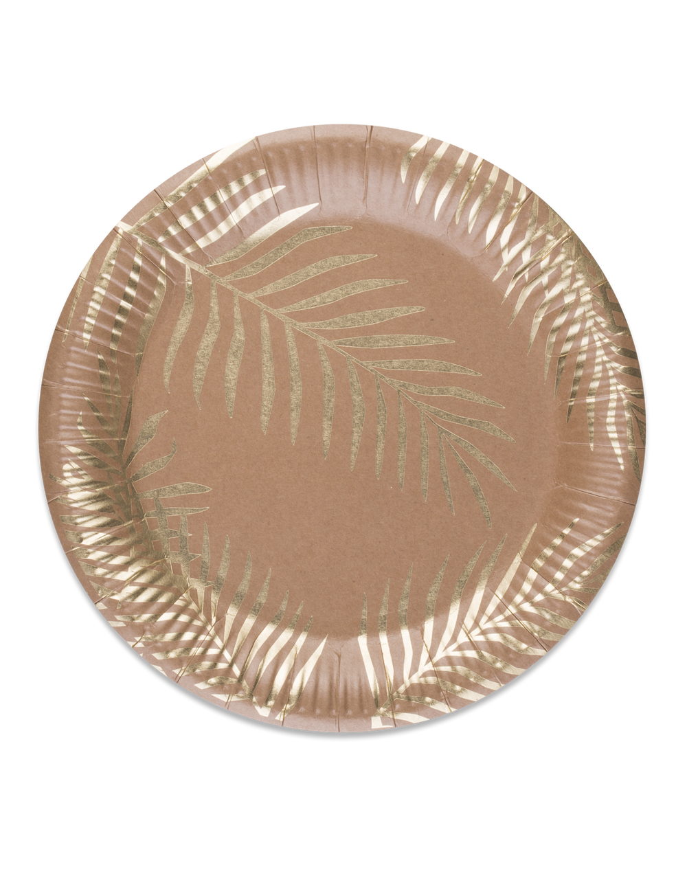 Kartonski tanjuri Palmier zlatna za kraft zabavu