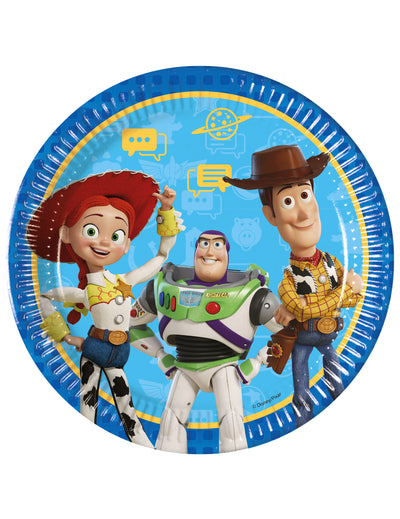 8 papirnatih tanjura Toy Story 5™ 23 cm