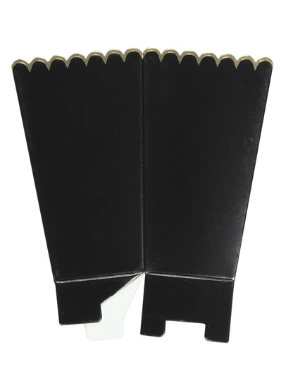 8 crnih kokica i zlatnih kutija 12,5 x 7 cm