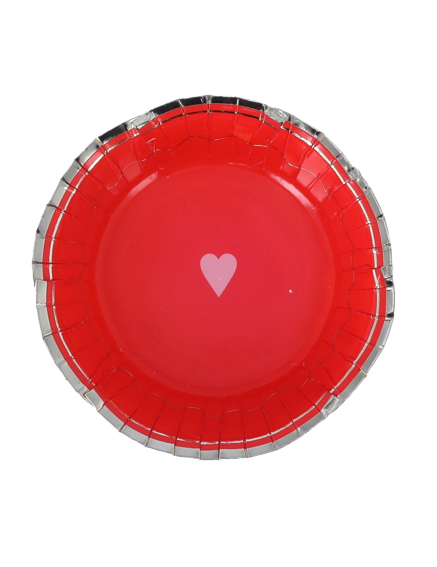 8 crveno-zlatnih kartonskih zdjelica s motivom Kraljice srca 13,5 cm