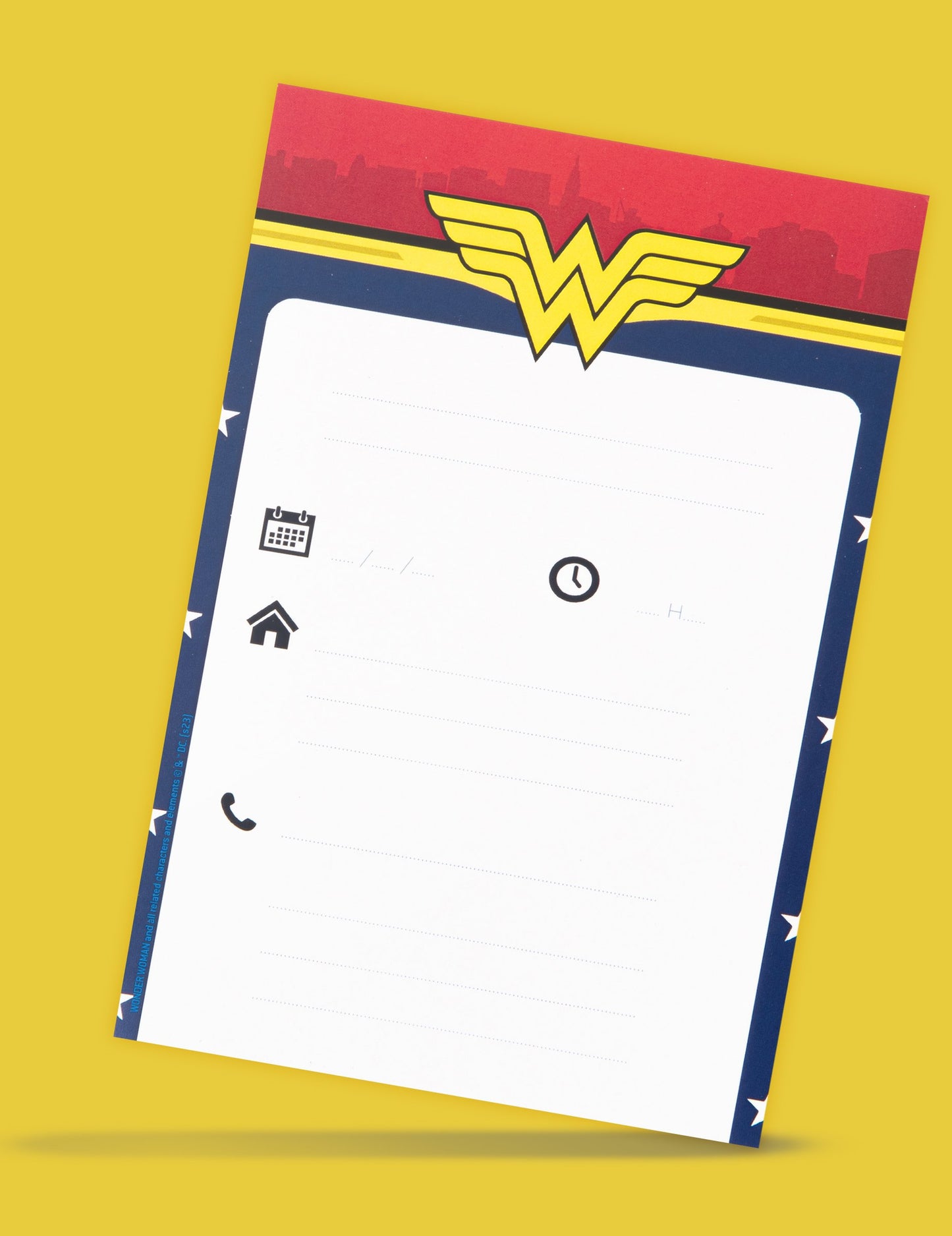 8 Pozivnice s Wonder Woman 10x16cm omotnice
