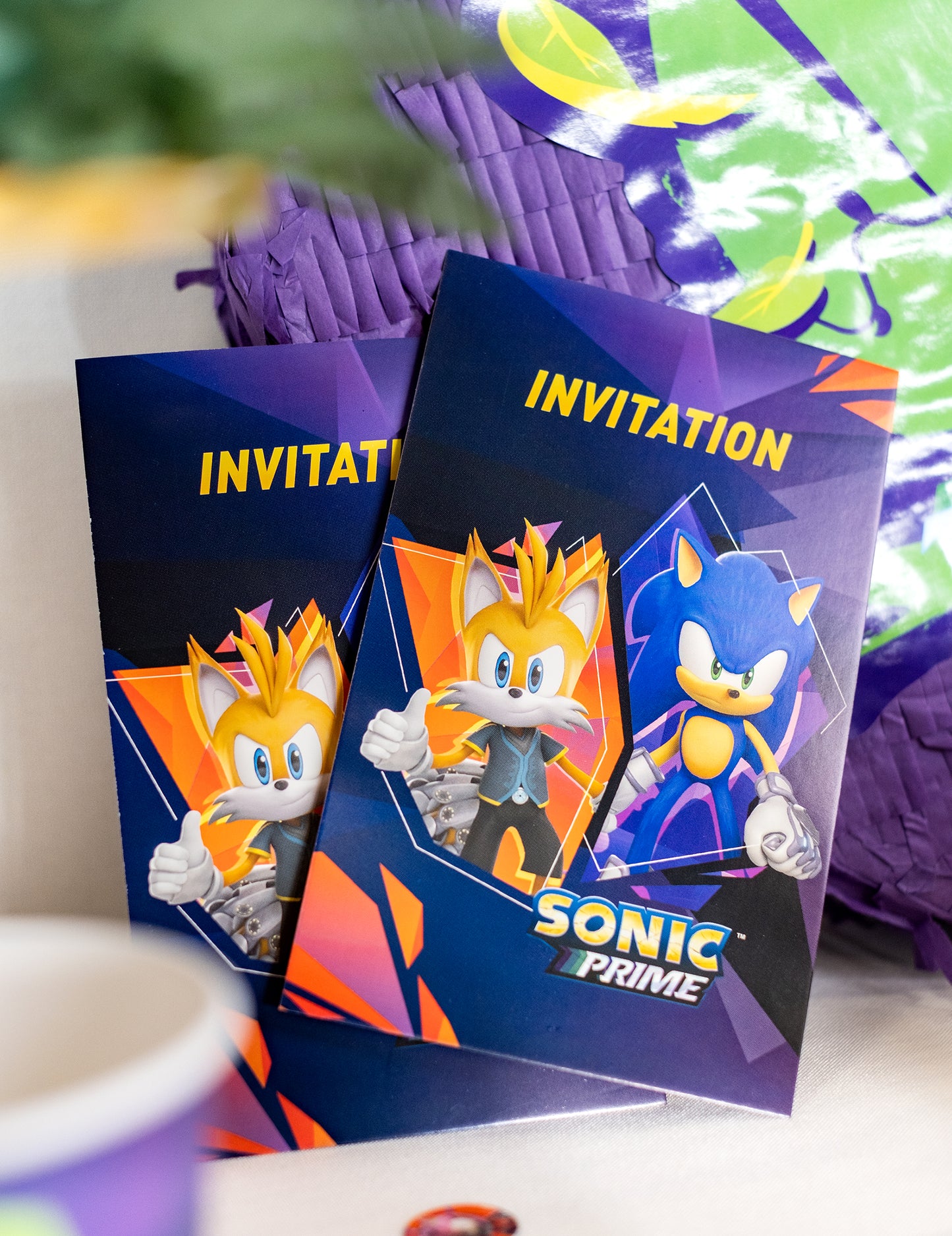 8 Sonic Prime Sonic pozivnice 10 x15 cm