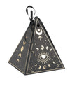 8 posudica Cosmic Spirit od papira crno i zlatno 8,5 x 6,7 cm