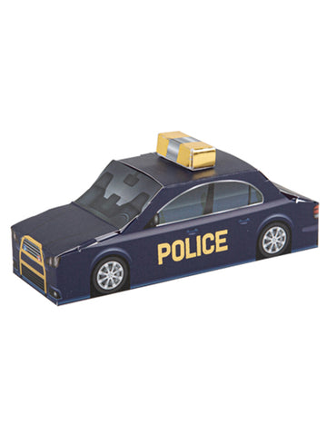 8 kontejnera policijskih automobila 15 x 5 x 5 cm