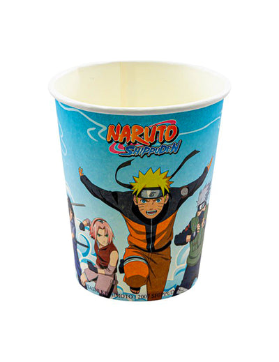 8 kartonskih čaša Naruto Shippuden™ 250 ml