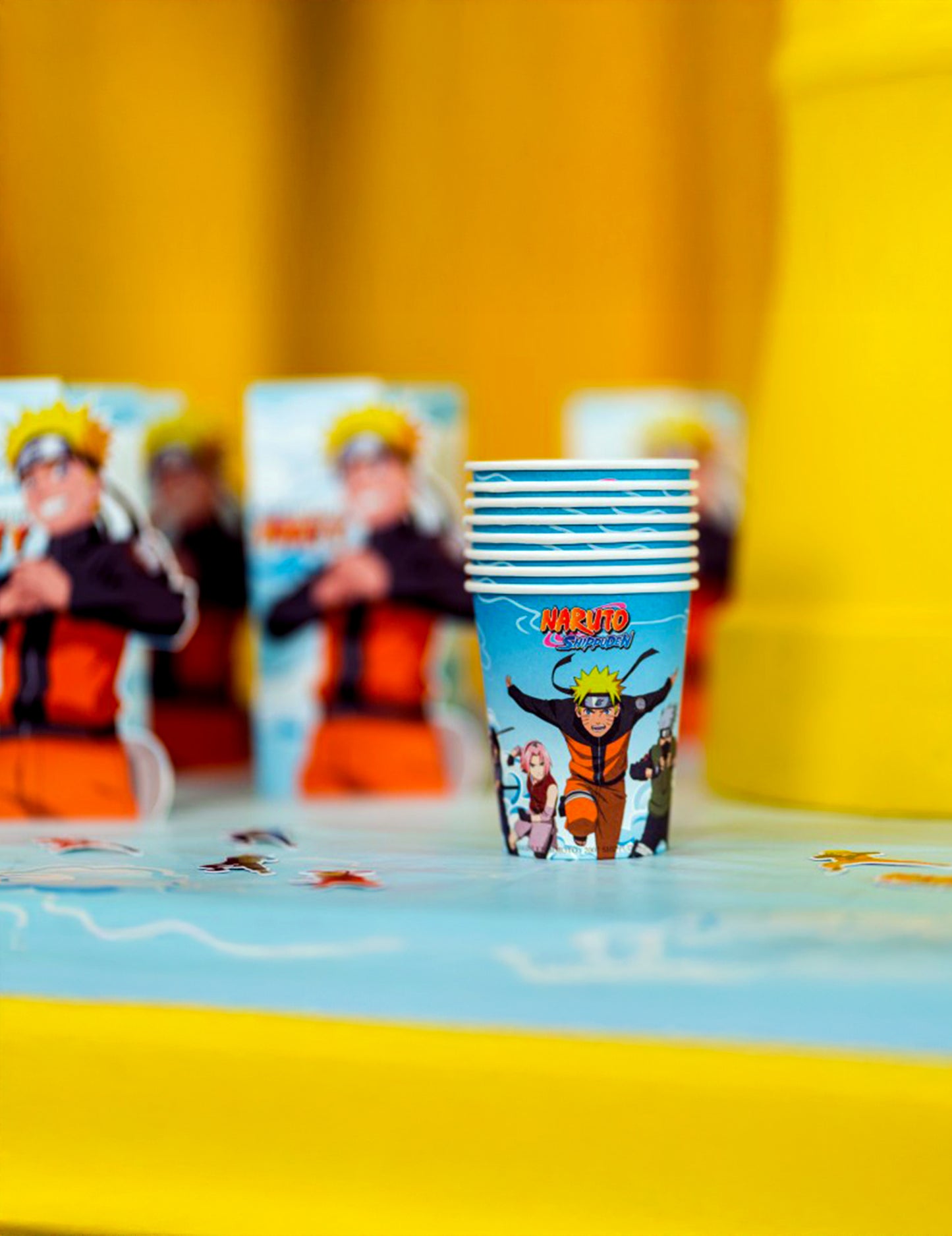 8 kartonskih čaša Naruto Shippuden™ 250 ml
