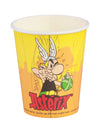 Gobelets en carton Astérix pour anniversaire jaune