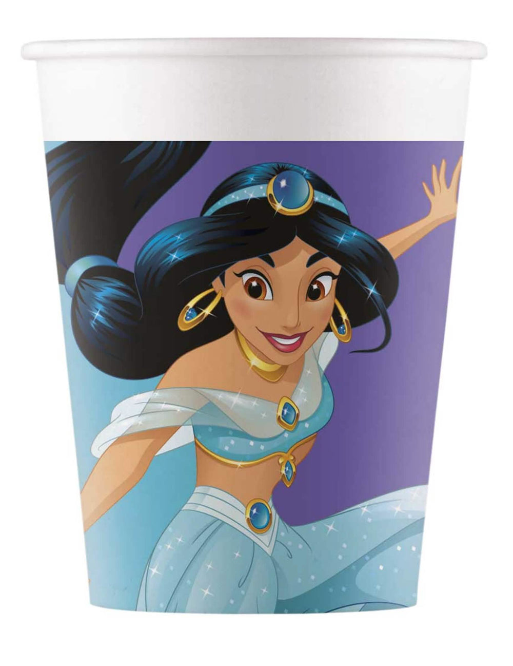 Kartonske čaše princeze Disney Dan iz snova za dijete ljubičasta i plava s Jasmine