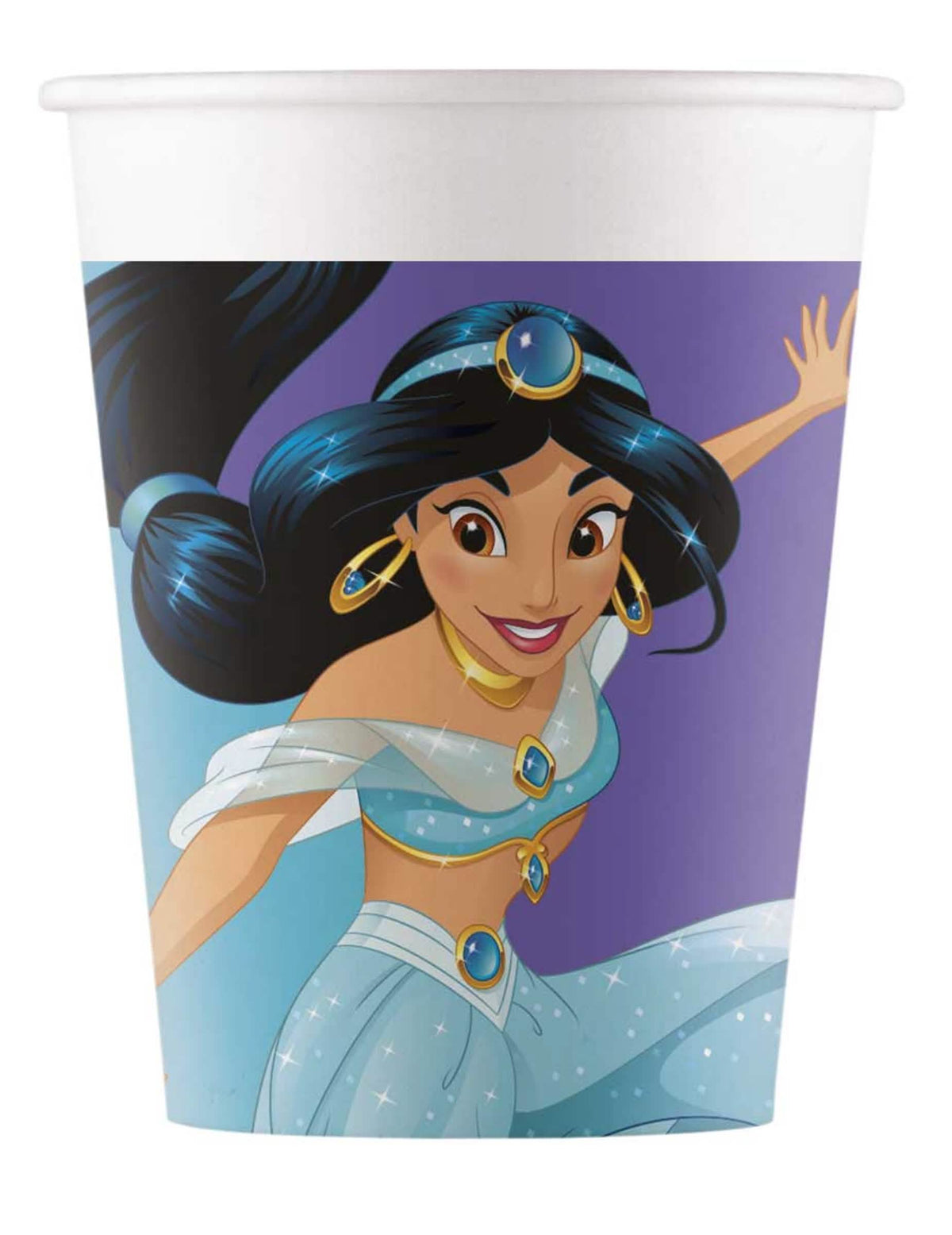 Kartonske čaše princeze Disney Dan iz snova za dijete ljubičasta i plava s Jasmine