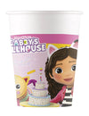 Gobelets Gabby et la maison magique pour enfant rose et blanc 200 ml