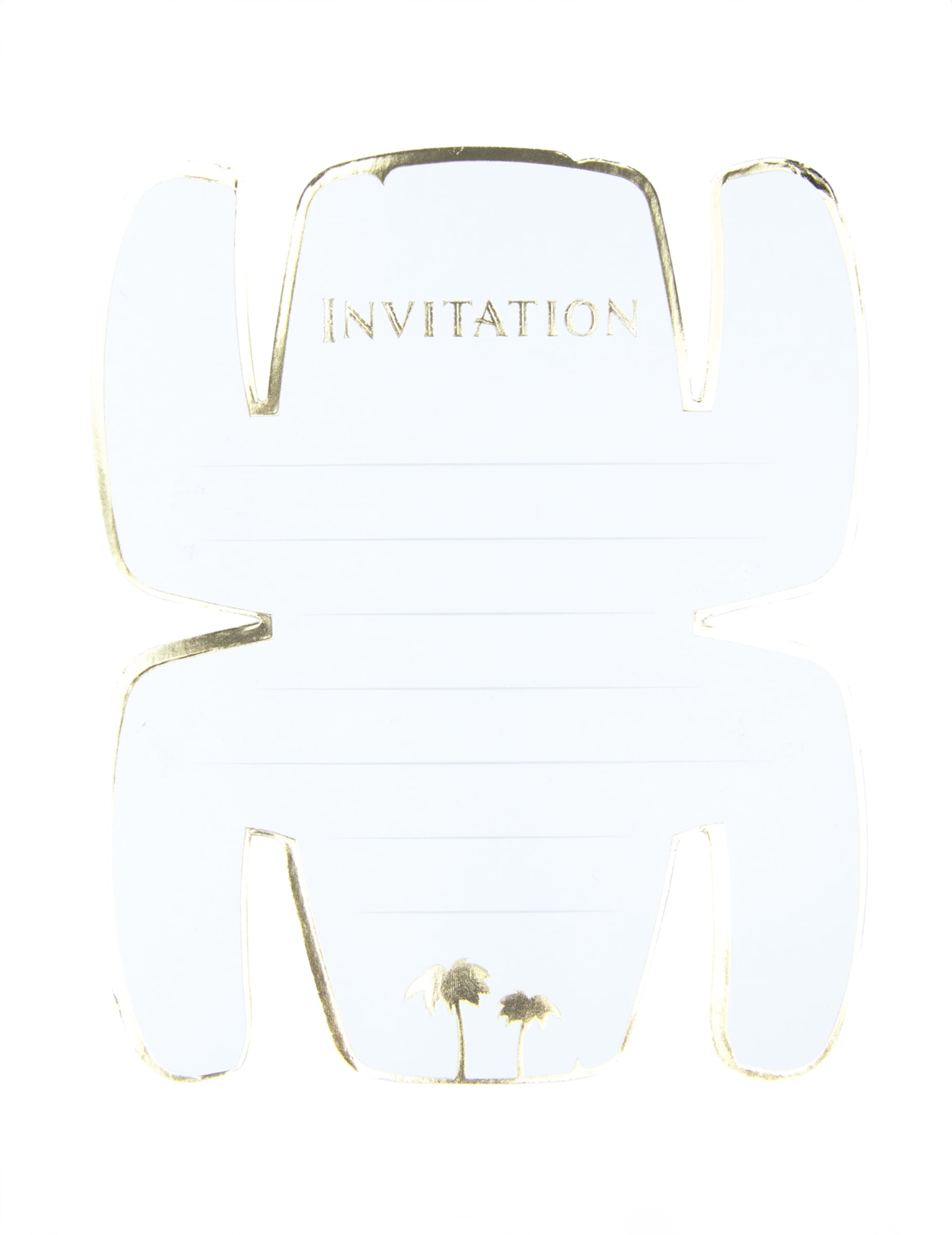 Détail de la zone d'écriture des invitations totem aventurier