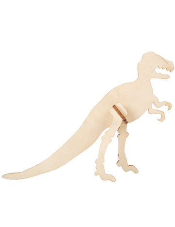 8 drvenih 3D rođendanskih kartica s dinosaurima i T-Rexom