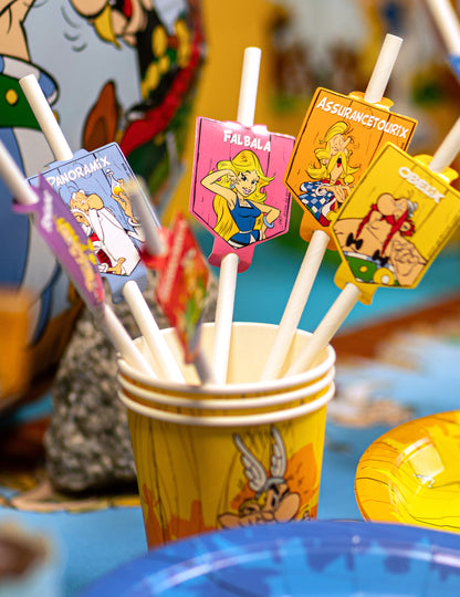 8 Asterix kartonske slamke