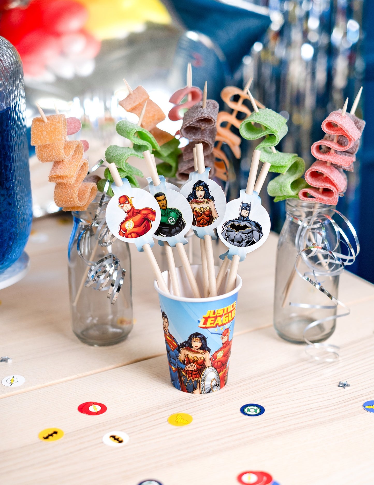 8 Folting medalona za Carton Justice League 20cm