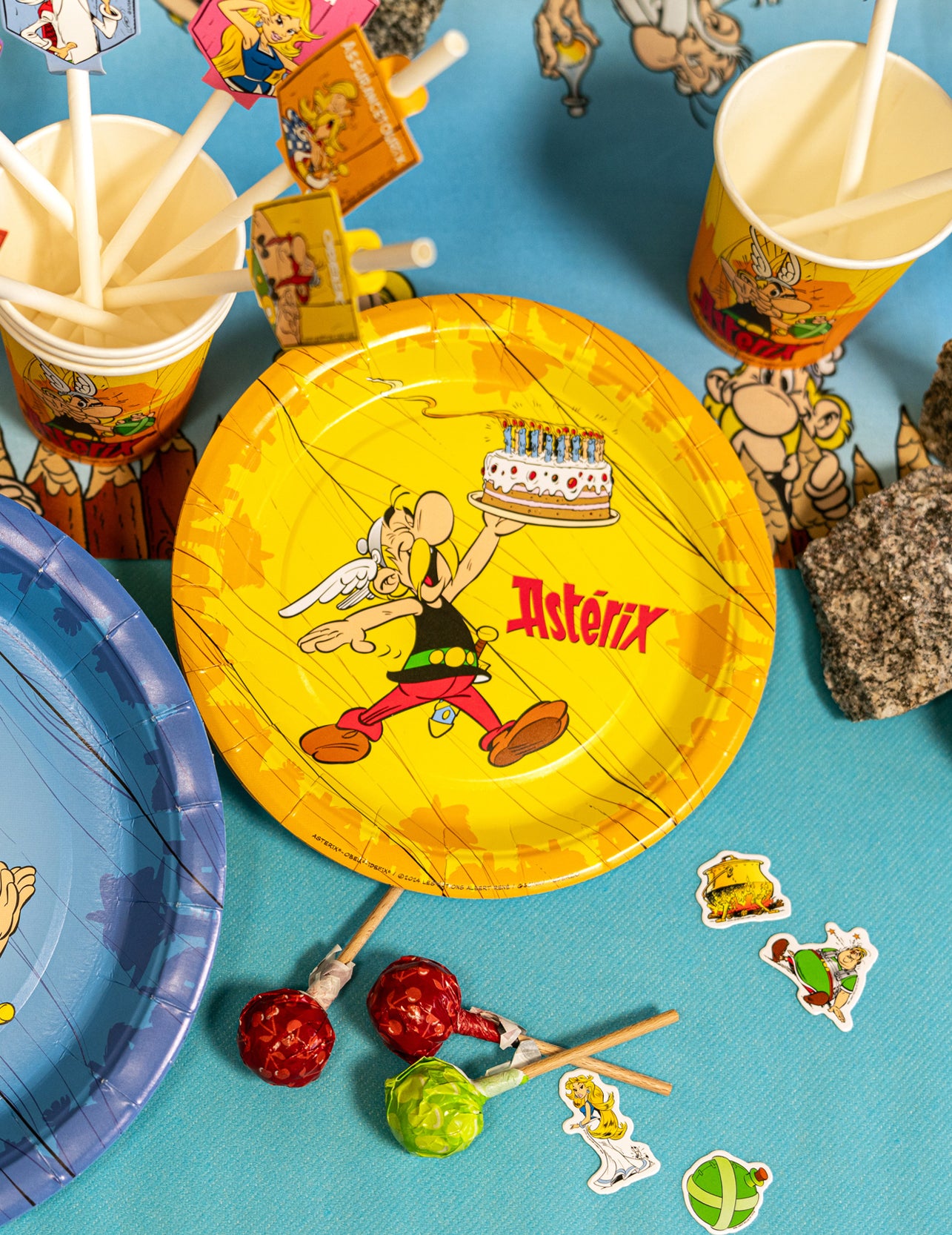 8 Malih ploča Cardboard Asterix 18 cm