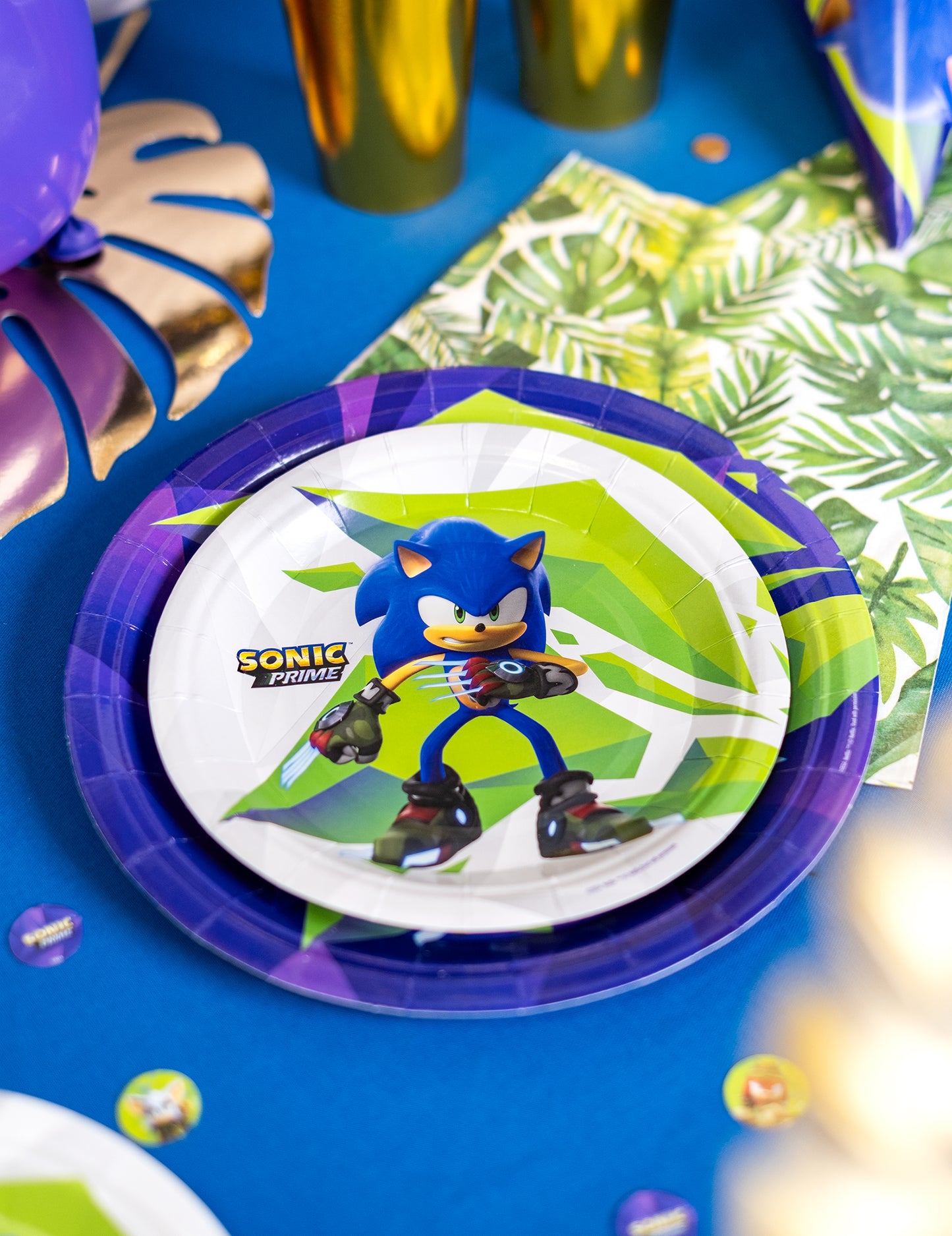 8 malih Sonic Prime 18 cm ploča