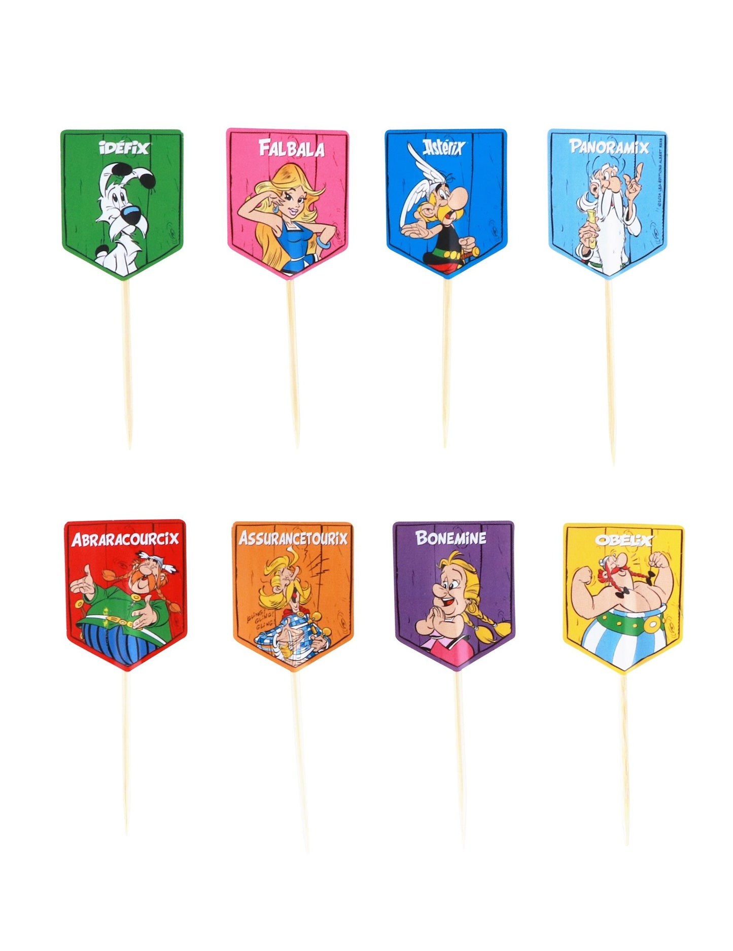 8 vrha u Asterix Cupcakes