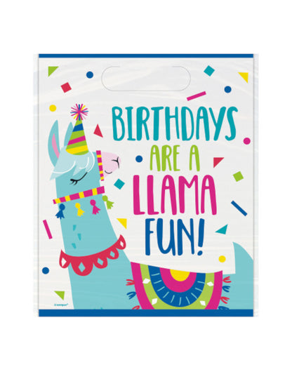 8 poklon vrećica s motivom lame za dječji rođendan