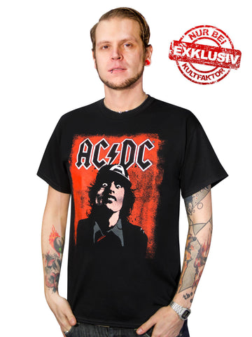 AC/DC Silly Face Ekskluzivni Angus crno-crveno-bijeli 