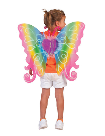 Višebojna srčana krila 60 x 54 cm