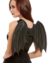 Ailes de chauve-souris matelassées pour adulte noires