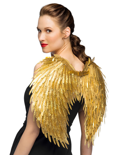 Odrasli glamurozna zlatna anđeoska krila