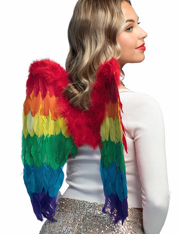 Višebojna krila za odrasle od duge perje