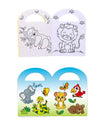 Album za bojanje s naljepnicama zoo