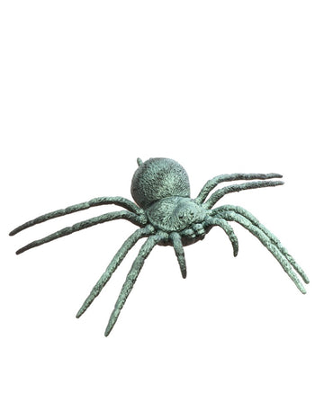 Iridescentna zelena plastična pauka 23 cm