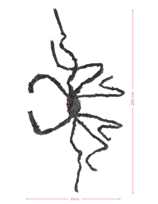 Dimensions de l'araignée géante pour Halloween