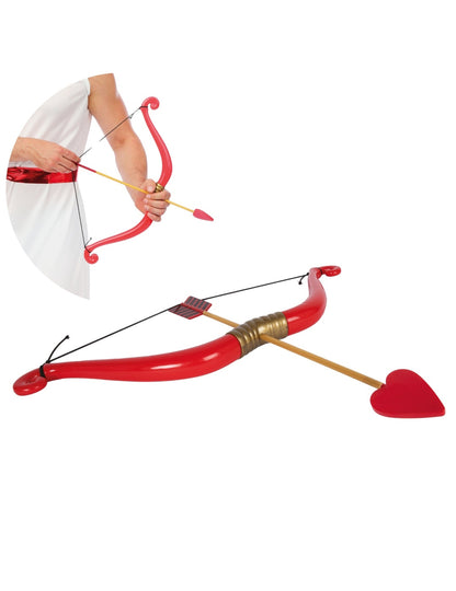 Crveni Kupidonov luk i strijela 55 cm
