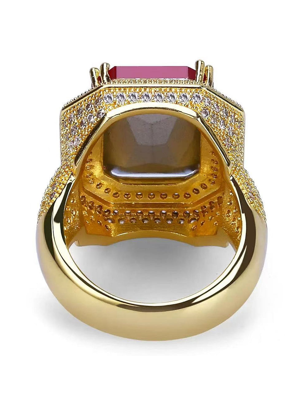 Vue de dessous de la bague de Saint-Nicolas luxe pour adulte