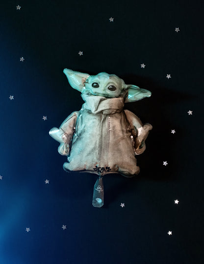 Dječji aluminijski balon yoda mandalorian 23 cm