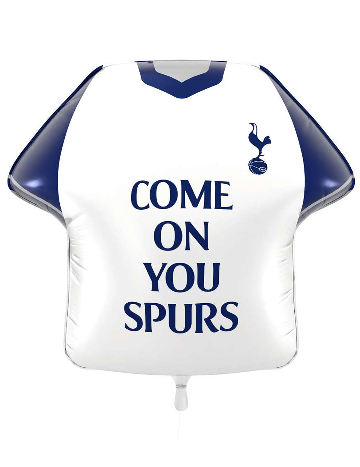 Bijeli aluminijski balon u obliku dresa Tottenham Hotspur Football Club 52 x 51 cm